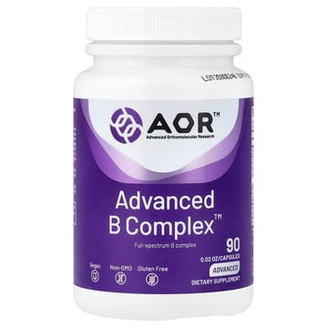 Advanced Orthomolecular Research AOR, 高級 B 族維生素複合物™，90 粒膠囊