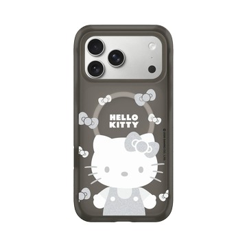 iPhone 17 Pro Max AirX 本質黑 - 三麗鷗-Hello Kitty - 簡約系列-灰白造型