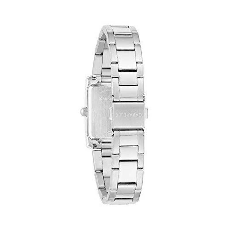 Caravelle Women's Quartz Stainless Steel Dress Watch Color:Silver