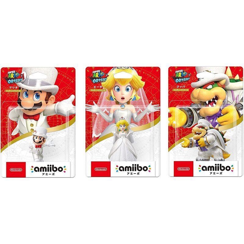 amiiboマリオ ピーチ クッパ ウェディングスタイル アミーボ