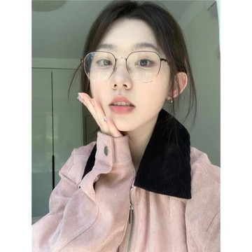 粉色復古麂皮絨vintage外套女春秋季拼接翻領設計感小眾開衫夾克