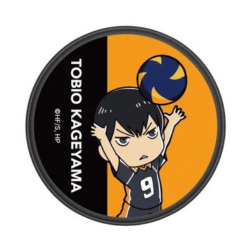 GRIP O (MagSafe 兼容） 黑 - 排球少年 Haikyu!! - Q版影山