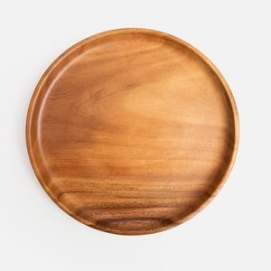 艾禮思洋槐木平盤30cm 圓型原色