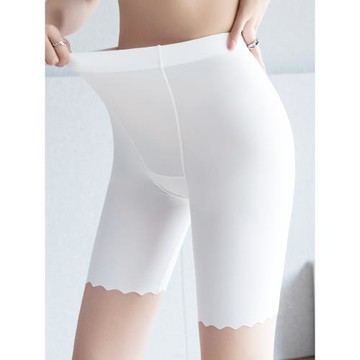 冰絲五分加長防磨腿不卷邊安全褲內褲二合一大碼200斤防走光女夏