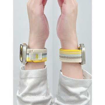 《台灣出貨》適用 APPLE WATCH 野徑魔術貼 運動錶帶 S11 S10 SE3 46mm 45mm 男女錶帶