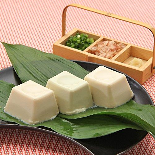 京のお豆腐お取り寄せギフトセット〔お豆腐（プレーン、枝豆の香り、ゆずの香り）〕