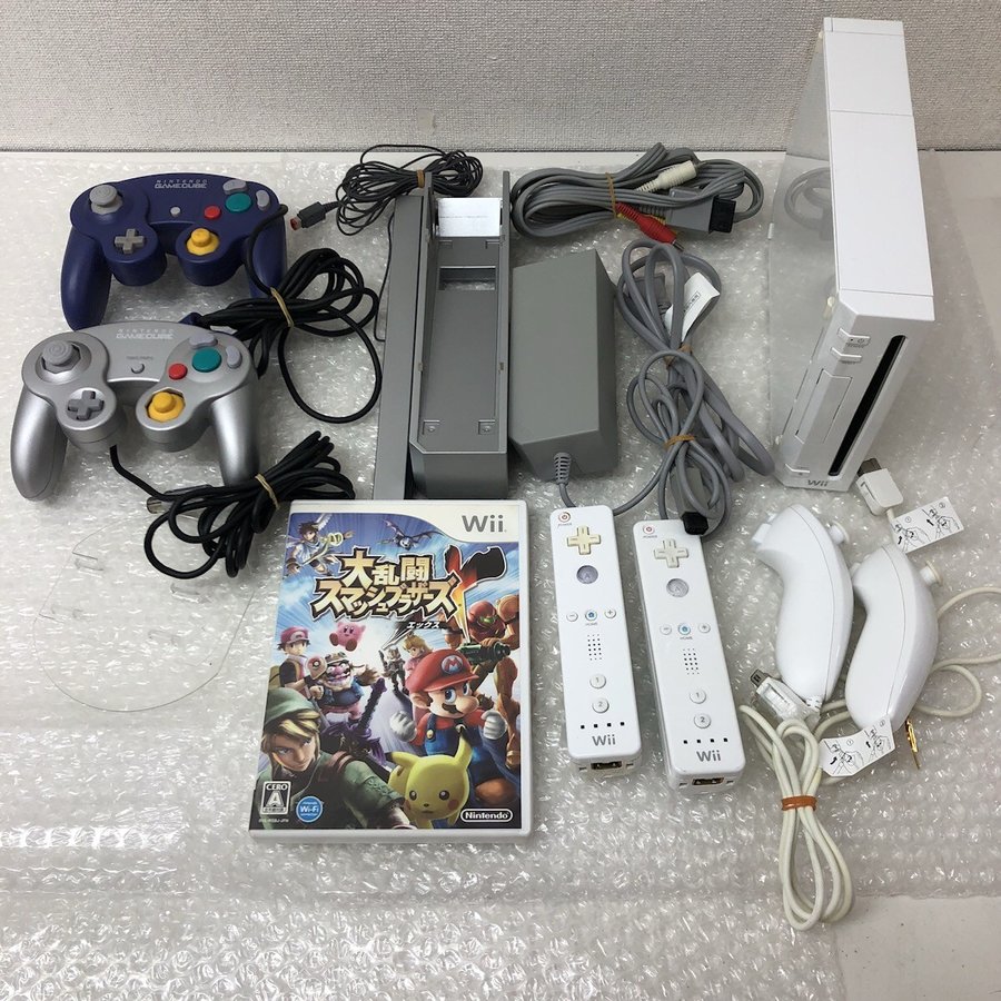 Wii - 任天堂Nintendo wii 本体セット 黒ブラック ソフト1本