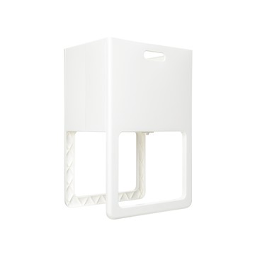 【日本ISETO】日製ACOT折疊式桌邊萬用籃-白