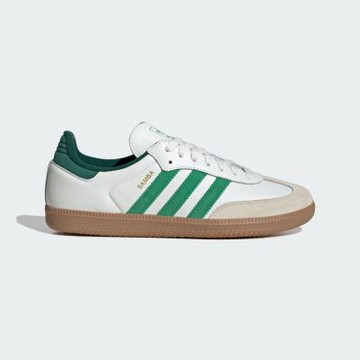 Adidas 愛迪達 Samba OG [JI3202] 男 運動休閒鞋 復古鞋 德訓鞋 舒適 穿搭 白綠