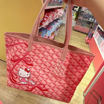 ✨臺灣出貨✨Hello Kitty 2026新款 大容量 托特包 高級感 通勤 百搭 時尚 單肩手提包 托特包 大小包