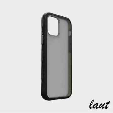 【磐石蘋果】Ultra CM 軍規防撞手機殼 - 黑｜LAUT｜iPhone 12 & 13 series
