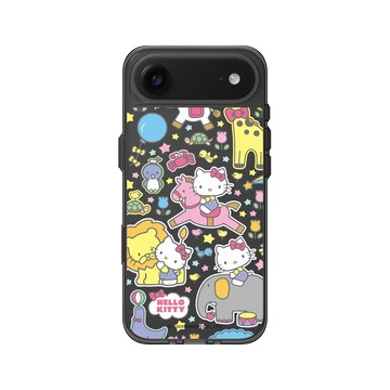 iPhone Air Clear (相機按鈕) 酷墨灰 - 三麗鷗-Hello Kitty - 樂遊動物園