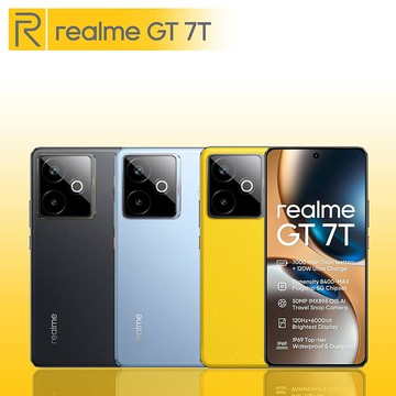 realme GT 7T 5G 12G/256G 6.8吋 【原廠認證福利品】凜冽黑