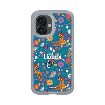 iPhone 16 AirX 流變灰 - 迪士尼-經典系列 Disney Classics - 小鹿斑比 Bambi - Flower Pattern