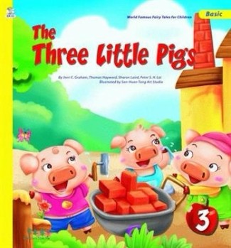 三隻小豬（初級3）：The Three Little Pigs （1CD）【二手書_良好】TAAZE讀冊生活