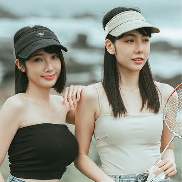 透氣速乾空頂帽