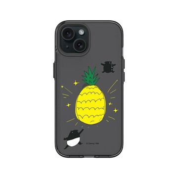 iPhone 15 Clear 酷墨灰 - 馬來貘 Laimo - Pineapple