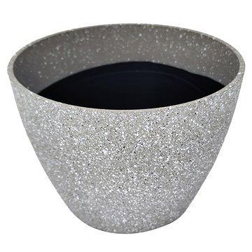 盞樂空間 仿水泥盆  7.5吋  淺灰色  1個