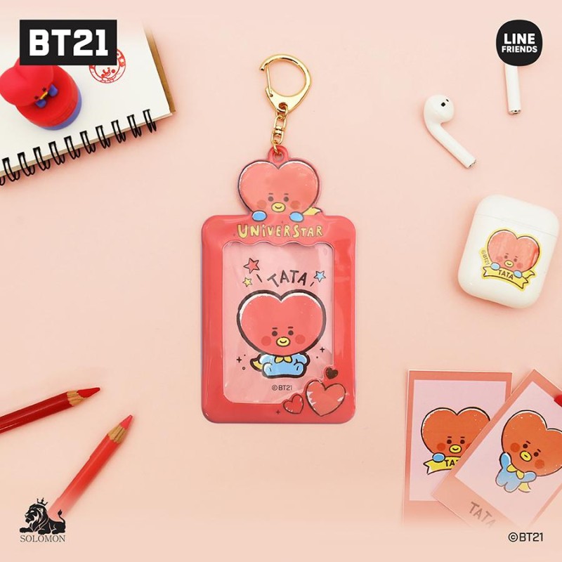 50%OFFセール ：】 ソロモン商事 BT21 FKA_フォトカードキーホルダー ...