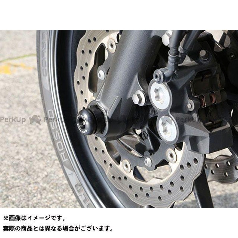 バイク BABYFACE ベビーフェイス アクスルプロテクター フロント BLK THRUXTON 16- 006-AT005 取寄品 セール