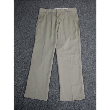 外貿春夏男士大碼速干休閑褲彈力透氣純色簡約薄款直筒工裝褲長褲