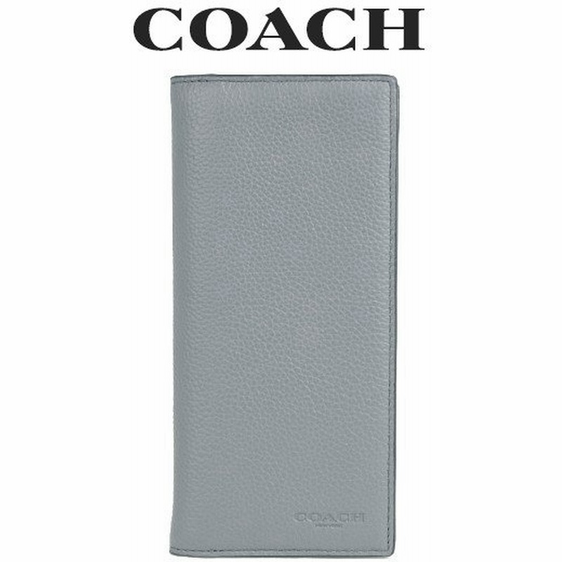 コーチ Coach メンズ 財布 二つ折り長財布 Qbq9r インダストリアルグレー 在庫処分 通販 Lineポイント最大0 5 Get Lineショッピング