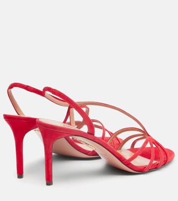 Aquazzura Talk To Me 75 suede sandals