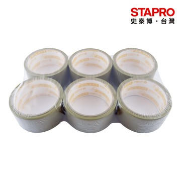 鹿頭牌大管芯布紋PVC膠帶/PV31N/棕/6卷/束｜史泰博