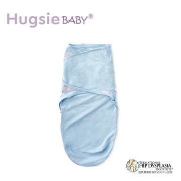 HugsieBABY靜音袋鼠包巾(天藍)