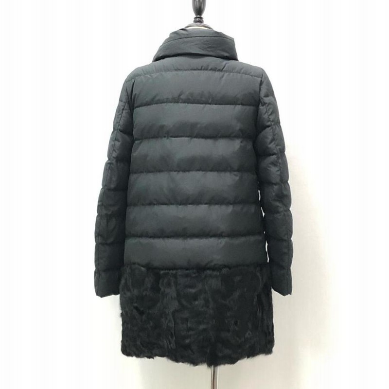 MONCLER モンクレール ダウンジャケット GERBILLE GIUBBOTTO GERBILLE COAT RN116347 山羊ファー  ブラック 1 | LINEブランドカタログ