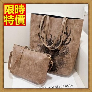 肩背包 手提包-秋冬簡約休閒鹿頭子母包女包包5色66d25【獨家進口】【米蘭精品】