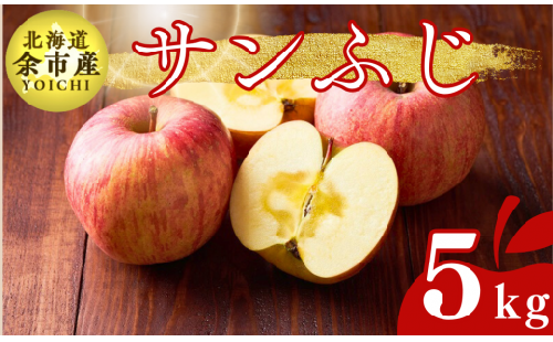 余市産 サンふじ 松村農園産のりんご 5kg