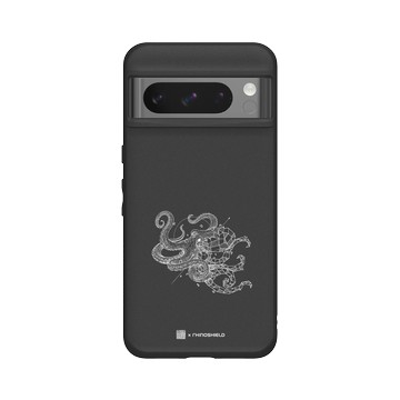 Pixel 8 Pro SolidSuit 黑 - Kerby Rosanes - 章魚 - 白