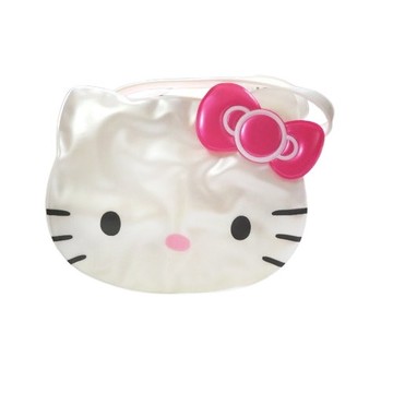asdfkitty*特價 KITTY 大臉造型 手提防水化妝包 收納包 置物包-韓國正版商品