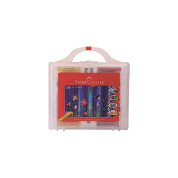 Faber-Castell 輝柏 50色粗芯手提精装油性粉彩條 /盒 126050【APP滿額下單10%點數(單一帳號最高5000點)】1/31止