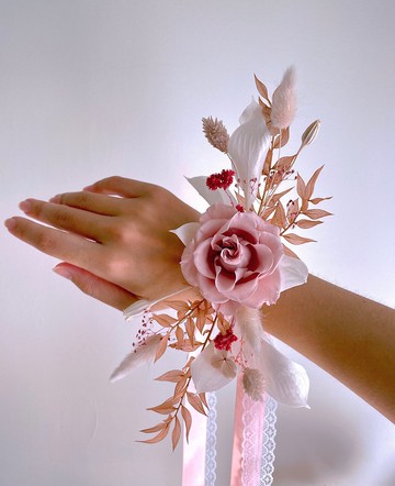 【婚禮手腕花/可客製】新娘、伴娘手腕花
