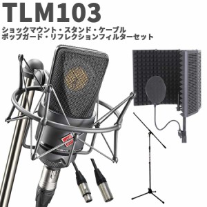 NEUMANN ノイマン TLM 103 mt studio set ボーカル・ナレーター録音セット ブラック コンデンサーマイ