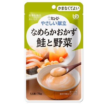 KEWPIE 【日本】Y4-16介護食品 野菜鮭魚時蔬75gX6