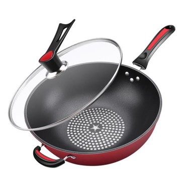 炒鍋不粘鍋家用炒菜鍋電磁爐專用加厚平底鍋燃氣灶煤氣灶適用鍋具