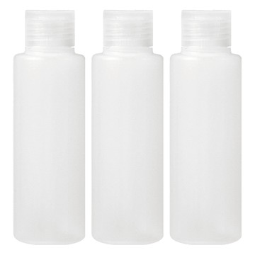 comet 掀蓋式分裝瓶 100ml  透明色  3個