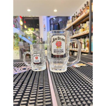 原廠金賓Jimbean嗨棒杯占邊帶柄玻璃威士忌洋酒調酒可樂網紅飲杯