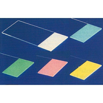 《台製》彩色載玻片 Microscope Slide, Color One End