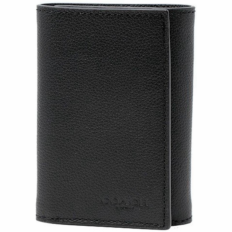 コーチ 三つ折り財布 メンズ Coach F Blk アウトレット プレゼント 通販 Lineポイント最大0 5 Get Lineショッピング