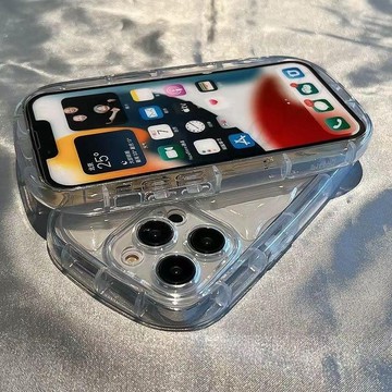 簡約 肥皂殼 蘋果15/14手機殼iPhone11透明13/12promax氣囊xr防摔7/8p軟 保護