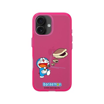 iPhone 16 Clear 粉漾桃 - 哆啦A夢 Doraemon - 放大燈