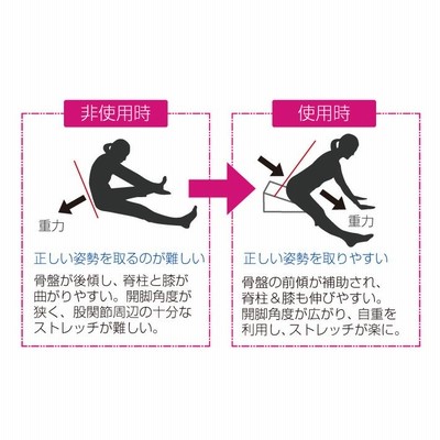 股関節の痛みや柔軟性にストレッチ 座るだけで骨盤が立つ「フレックス