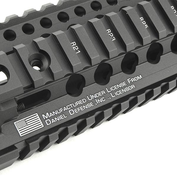 MADBULL Daniel Defense OmegaX 12インチ ハンドガード ブラック (DD Licensed)