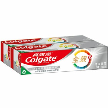 高露潔 全效牙膏 清淨薄荷 150gX2入