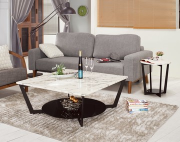 【歐風別館】哈里特原石大方几【基隆至台中免運費】