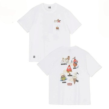 CHUMS 女Anti-Bug Food Yokai Pocket T-Shirt短袖上衣 白色-CH112508W001